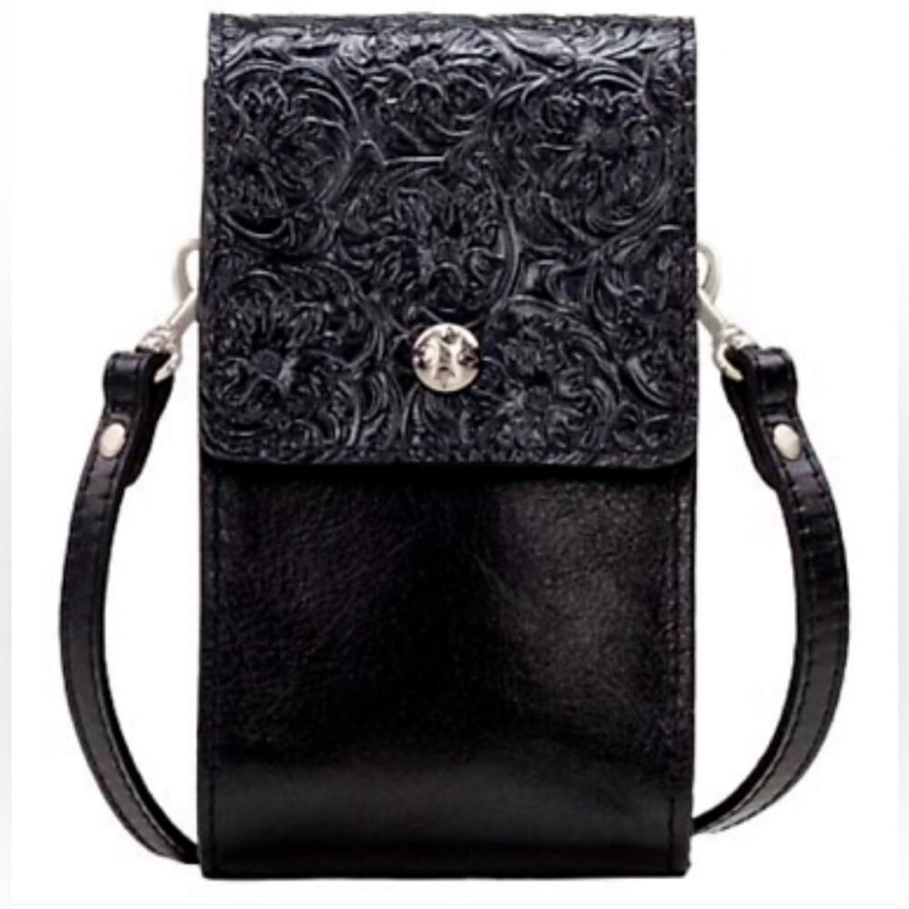 Patricia Nash Red Floral Tooled Leather * Rivalta*